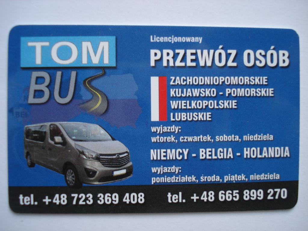 PRZEWÓZ OSÓB POLSKA-NIEMCY-HOLANDIA-BELGIA-POLSKA, KORONOWO, kujawsko-pomorskie