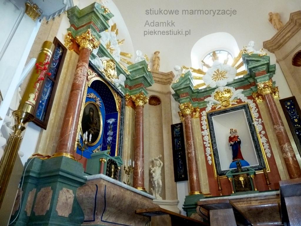 Stiuk alabastrowy,marmurowy,porcelanowy bez wstępnego gipsowania.AdamK