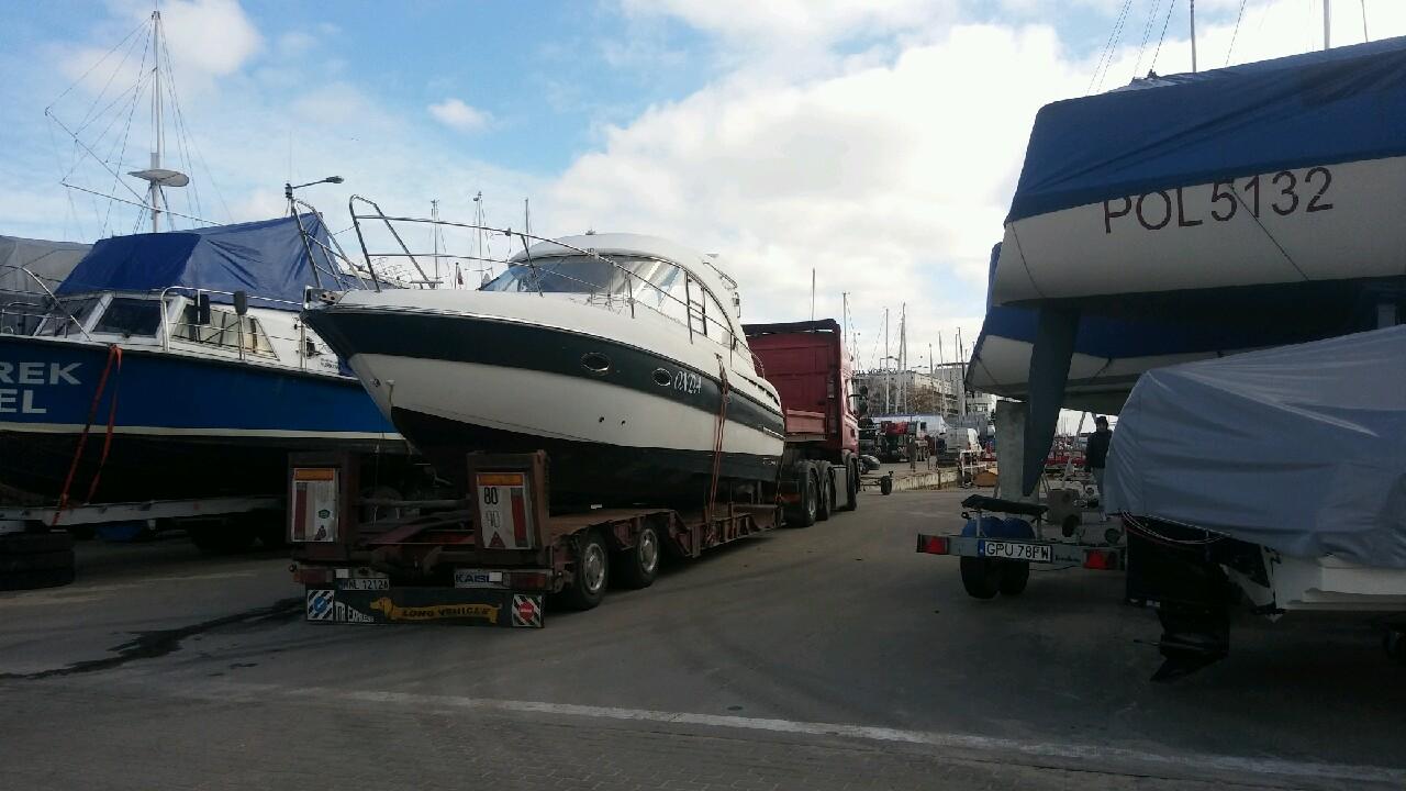 Transport Jachtów statek Hausboot łodzi ponadgabarytowy, Wołomin, mazowieckie