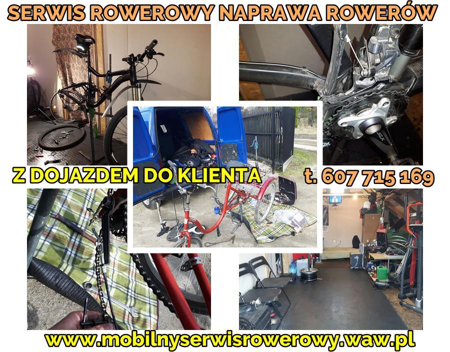 Mobilny serwis rowerowy Warszawa, całe mazowsze / Naprawa rowerów z dojazdem do klienta , Konstancin-Jeziorna, mazowieckie