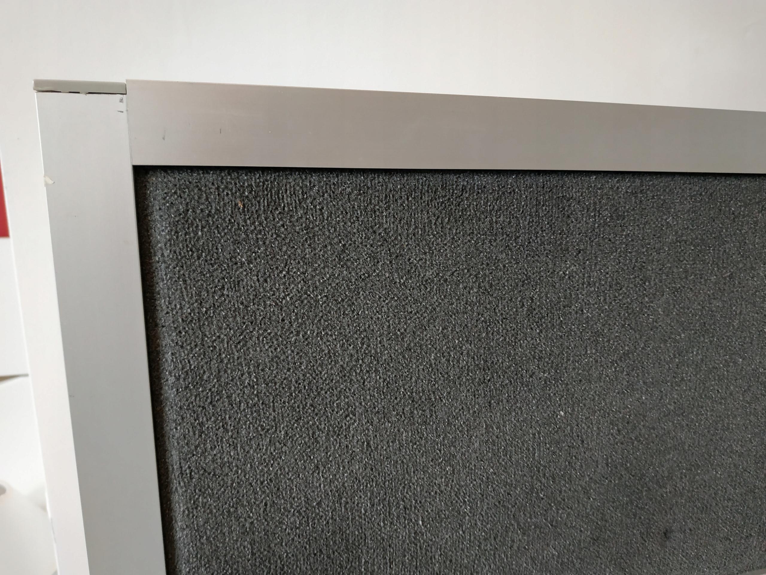 Przegroda biurkowa ścianka aluminiowa 30x120