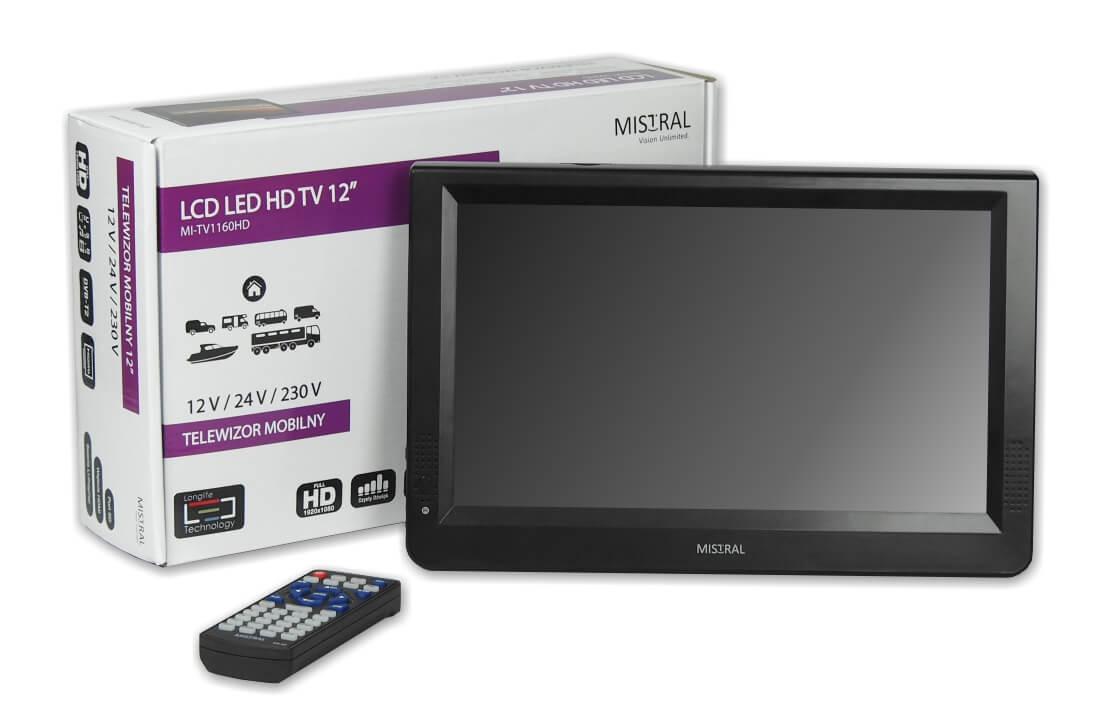 Telewizor przenośny 12V 24V Mistral MI - TV1160HD