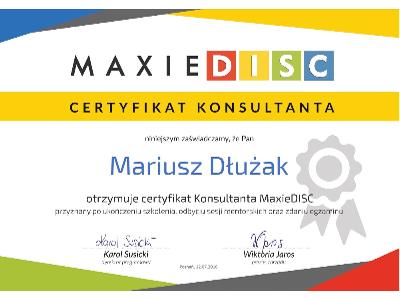 Zamów raport MaxieDISC i sesję informacji zwrotnej - kliknij, aby powiększyć