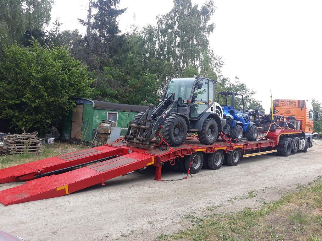 Transport niskopodwoziowy maszyn i koparek transport maszyn Poznań, wielkopolskie