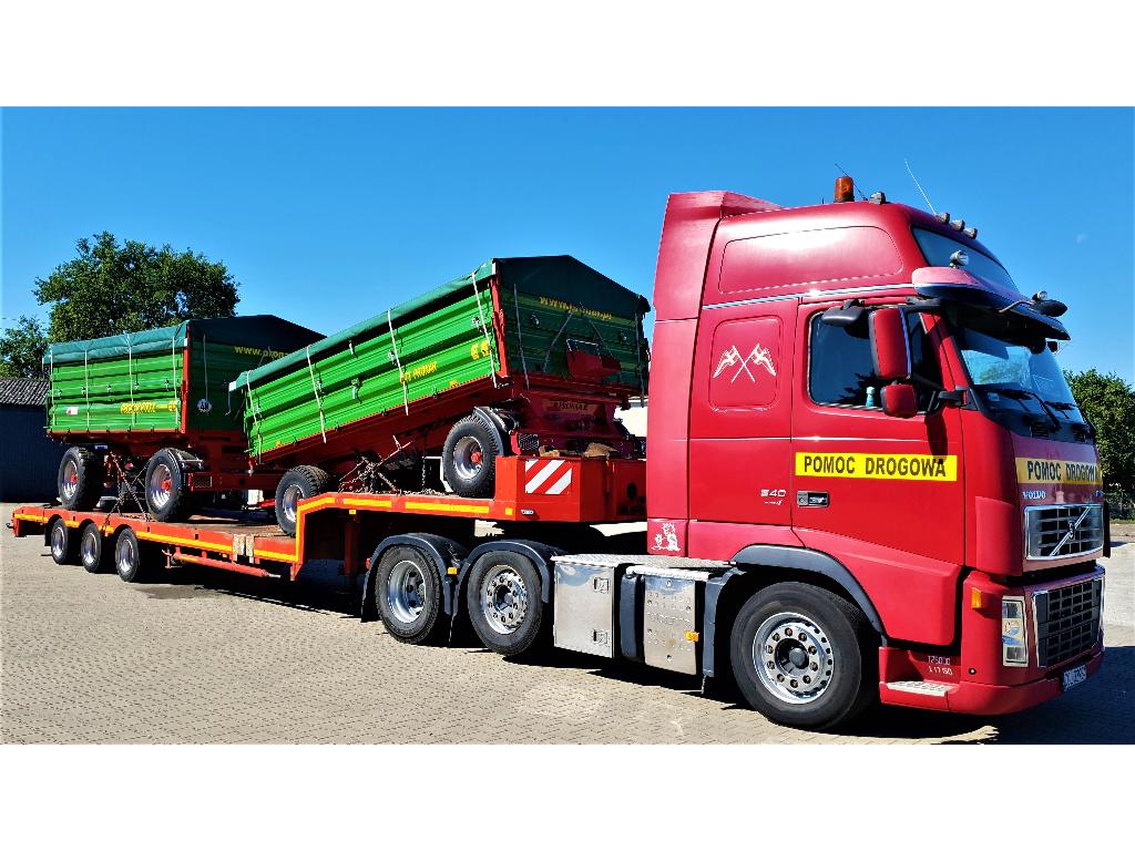 Transport maszyn leśnych transport kombajnów zbożowych, Głogów, dolnośląskie