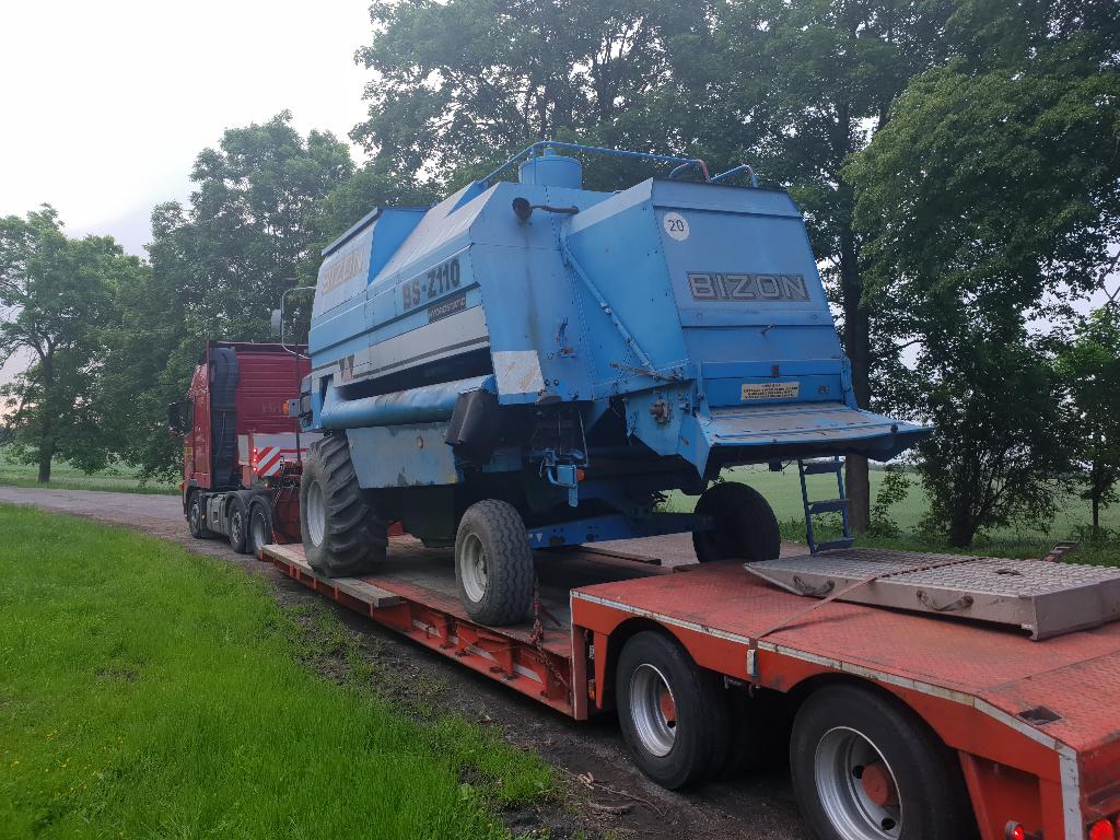 Transport maszyn leśnych transport kombajnów zbożowych, Głogów, dolnośląskie