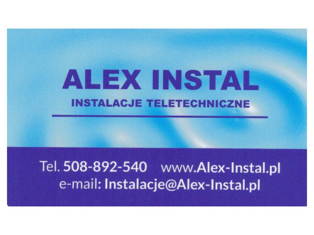 Wizytówka ALEX INSTAL 1