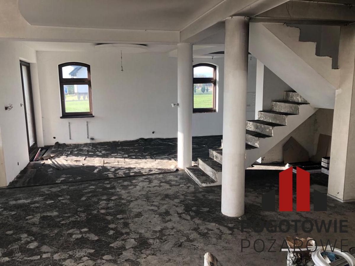 mycie ścian po pożarze instalacji elektrycznej 