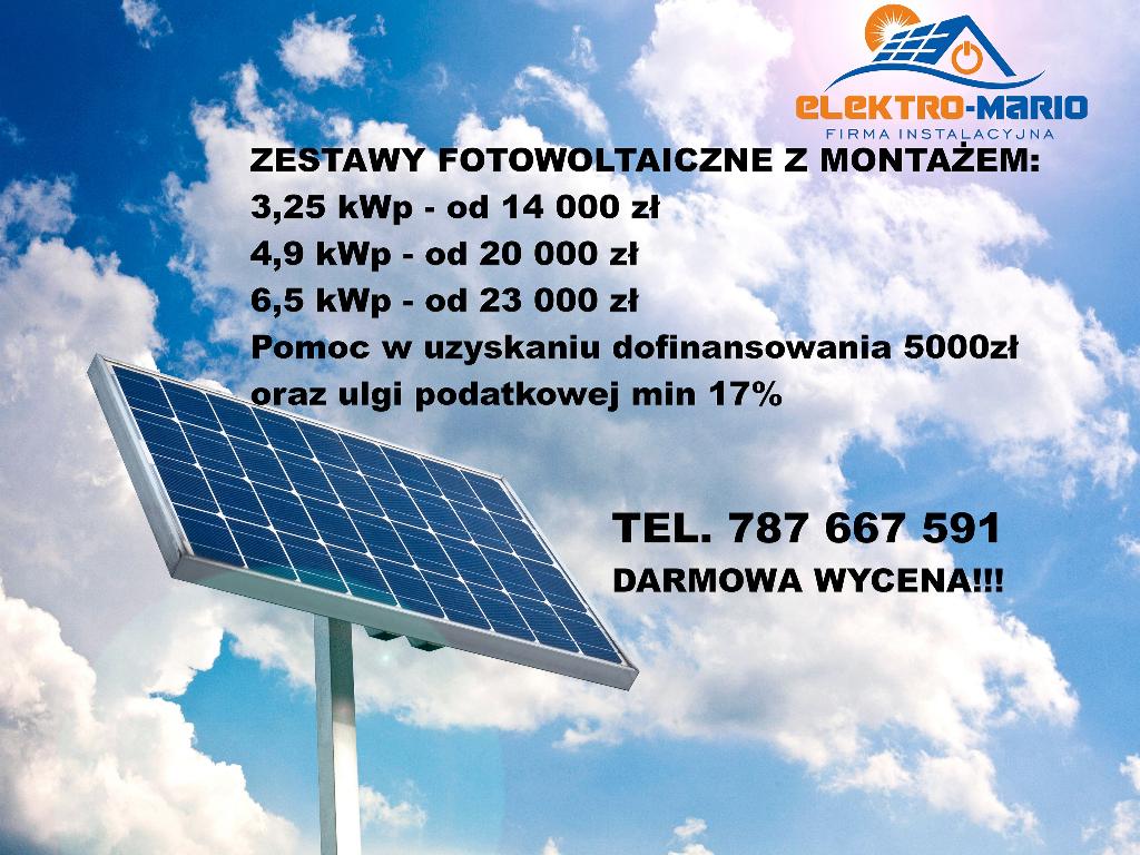 Instalacje elektryczne, fotowoltaika, monitoring, alarmy, automatyka , Krzyżanowice, śląskie