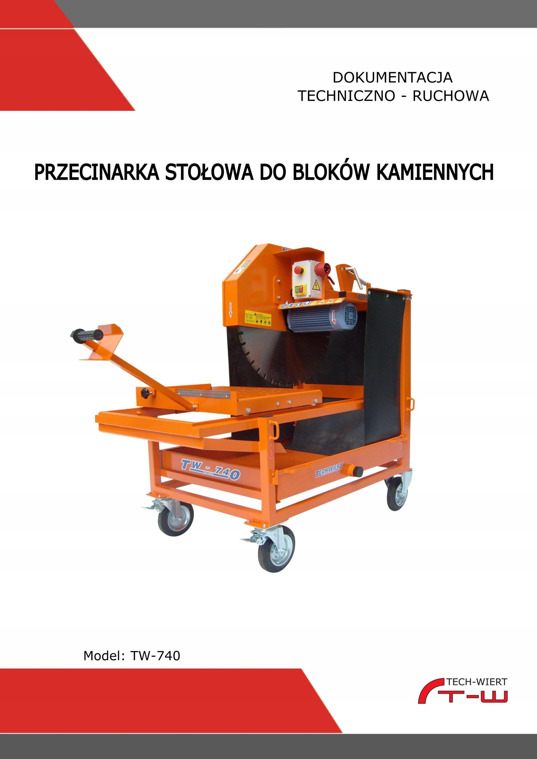 PIŁA PRZECINARKA STOŁOWA TW-740 TARCZA 650 GRATIS