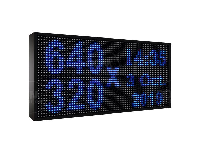 Wyświetlacz tekstowy LED 640 / 320 (niebieski, żółty, biały, zielony)