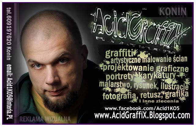 Malowanie artystyczne - graffiti na zlecenie - mural - rysunek portret