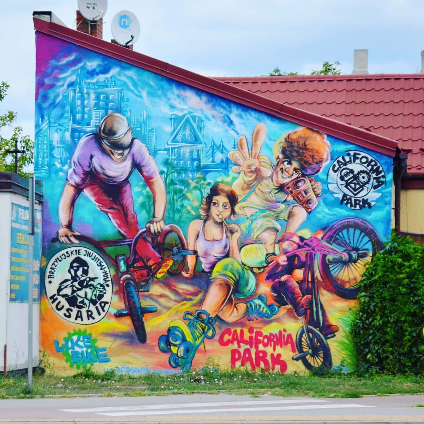 Malowanie artystyczne - graffiti na zlecenie - mural - rysunek portret