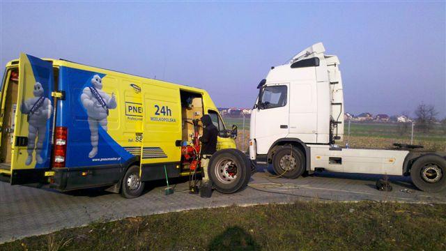 Serwis mobilny opon ciężarowych