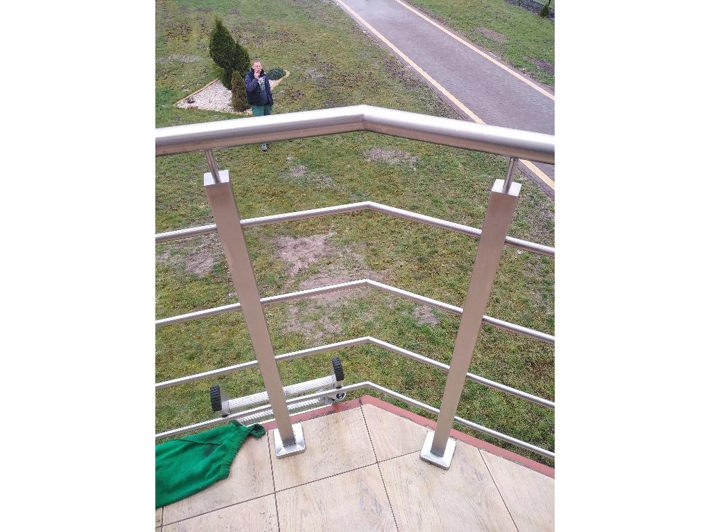 Balustrady nierdzewne bramy ogrodzenia, Ryki, lubelskie