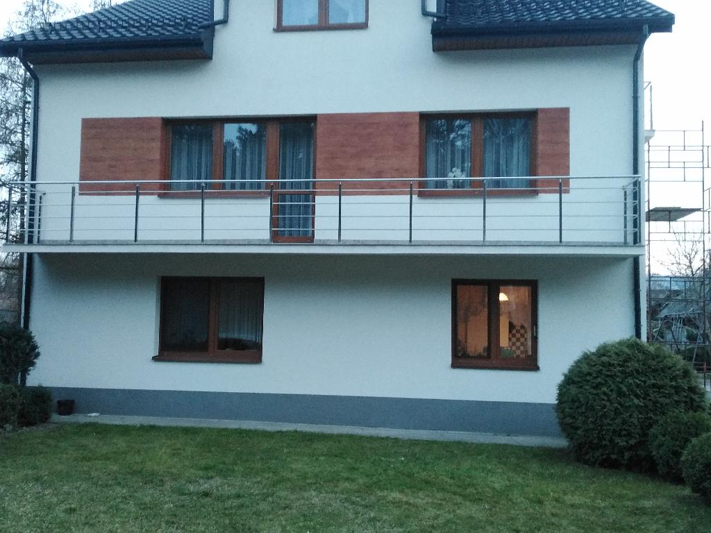 Balustrady nierdzewne bramy ogrodzenia, Ryki, lubelskie