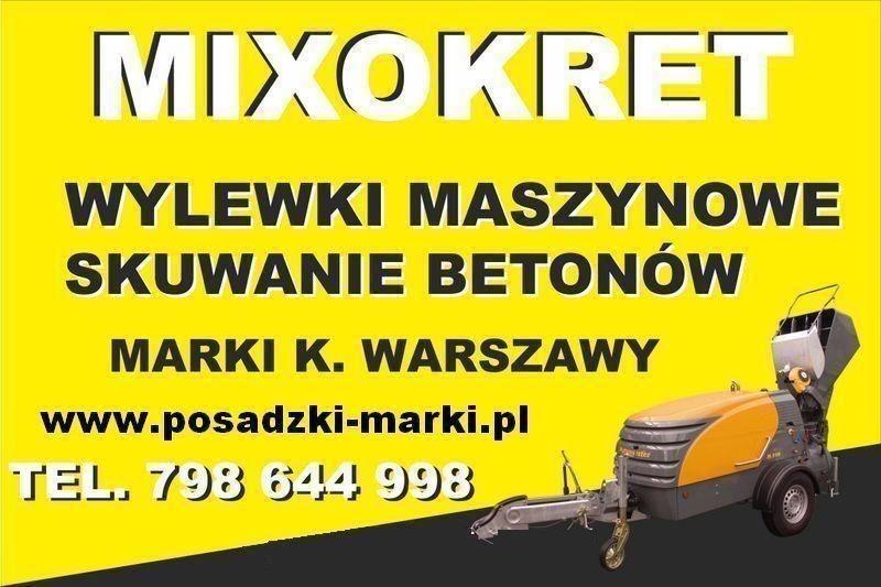 Posadzka Posadzki Wylewka Wylewki Maszynowe Mixokret Skuwanie Posadzek, Marki, mazowieckie