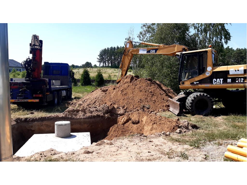 Roboty ziemne wykopy równanie terenu prace ziemne koparka wywrotka , Olsztyn, warmińsko-mazurskie