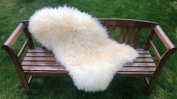 100% Natural Gotland Sheepskins. decorative carpet, Tannery Poland, Jaworzyna Śląska