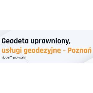 Usługi geodezyjne - Maciej Trzaskowski, Swarzędz, wielkopolskie