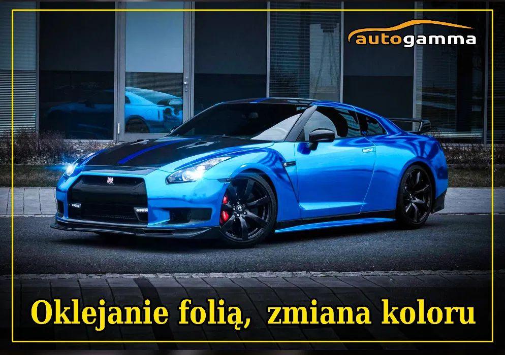Oklejanie samochodu zmiana koloru auta zabezpieczenie reflektorów, Kraków, małopolskie