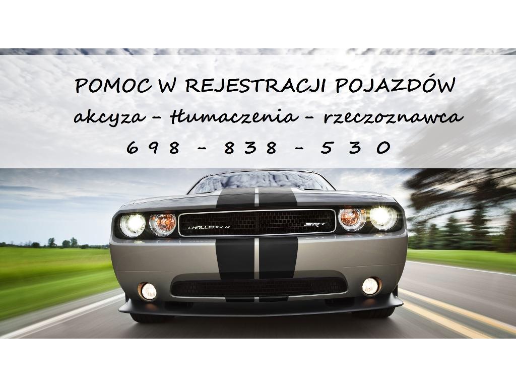 Rejestracja pojazdu lub pomoc przy rejestracji samochodu, tłumaczenia, Legionowo, mazowieckie