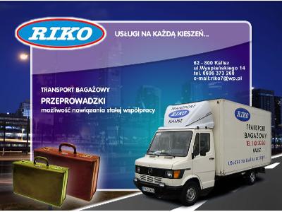 Bagażówka - Meblowóz - Transport Krajowy  "RIKO"  Kalisz - kliknij, aby powiększyć