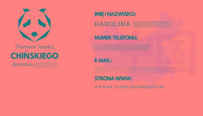 Mogę przesłać prawidłowy plik wizytówki.