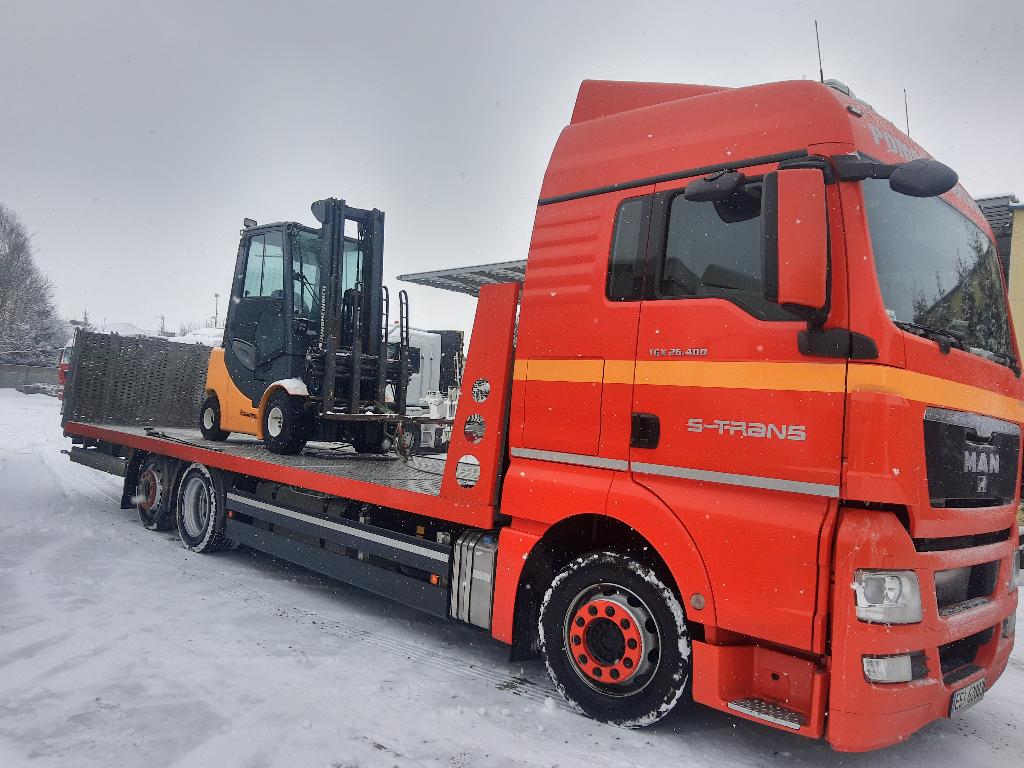 TRANSPORT MASZYN BUDOWLANYCH  ROLNICZYCH WÓZKÓW WIDŁOWYCH LAWETA , SIERADZ,ZDUŃSKA WOLA, WIELUŃ, ZŁOCZEW, BŁASZKI, łódzkie