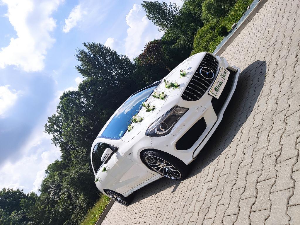 Auto do ślubu, na wesele, Mercedes CLA AMG na ślub , rozwożenie gości, Maków Podhalański,Sucha Beskidzka, małopolskie