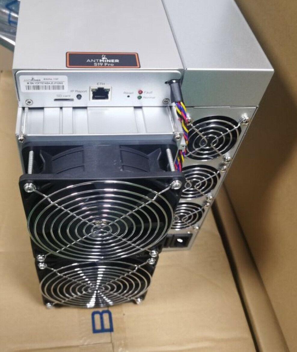 In Stock New Antminer S19 Pro Hashrate 110Th / s, Antminer S19 Hashrate 9