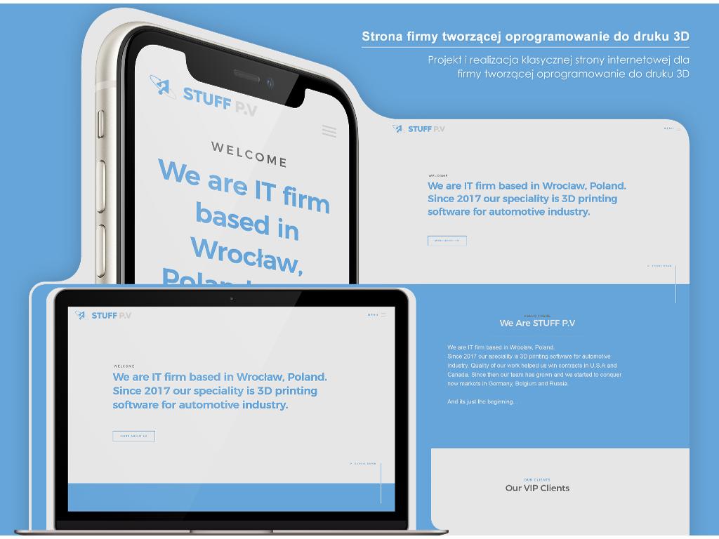 Projekt i realizacja klasycznej strony internetowej