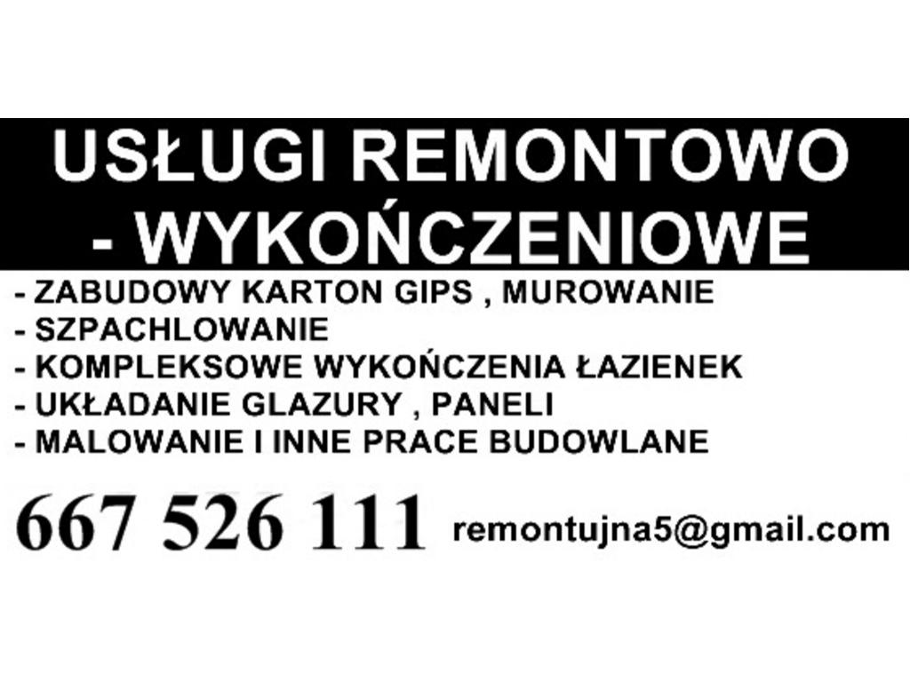 Remonty Wykończenia Mieszkań Doradctwo, Poznań,Suchy Las, Swarzędz, Koziegłowy, wielkopolskie