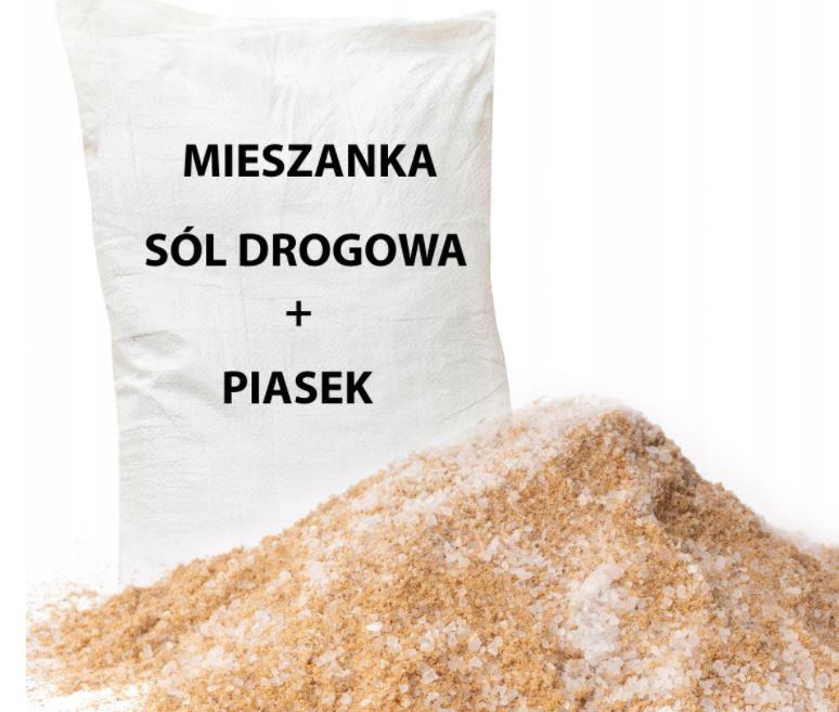 Sól drogowa  Mieszanka piaskowo  -  solna  Piasek  Artykuły zimowe, Warszawa i okolice