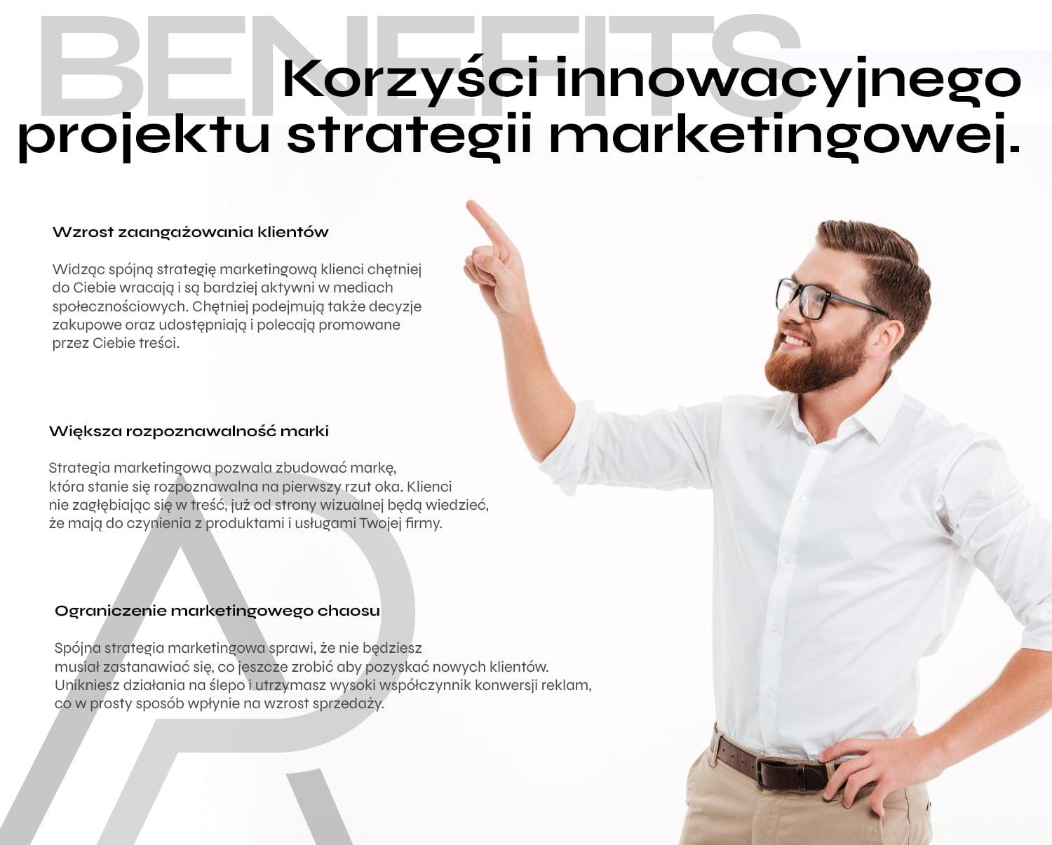 Strategia marketingowa pełna korzyści
