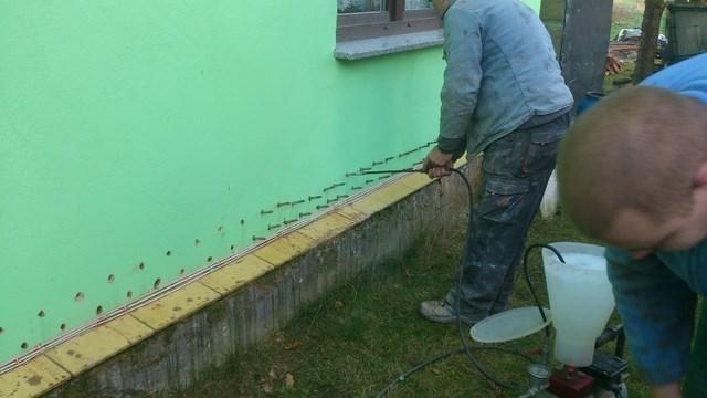 Iniekcja niskociśnieniowa i wysokociśnieniowa, izolacje fundamentów , Gadńsk, pomorskie