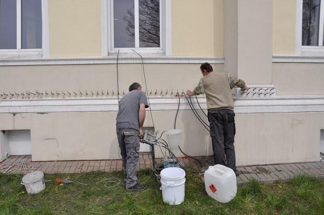 Iniekcja niskociśnieniowa i wysokociśnieniowa, izolacje fundamentów , Gadńsk, pomorskie
