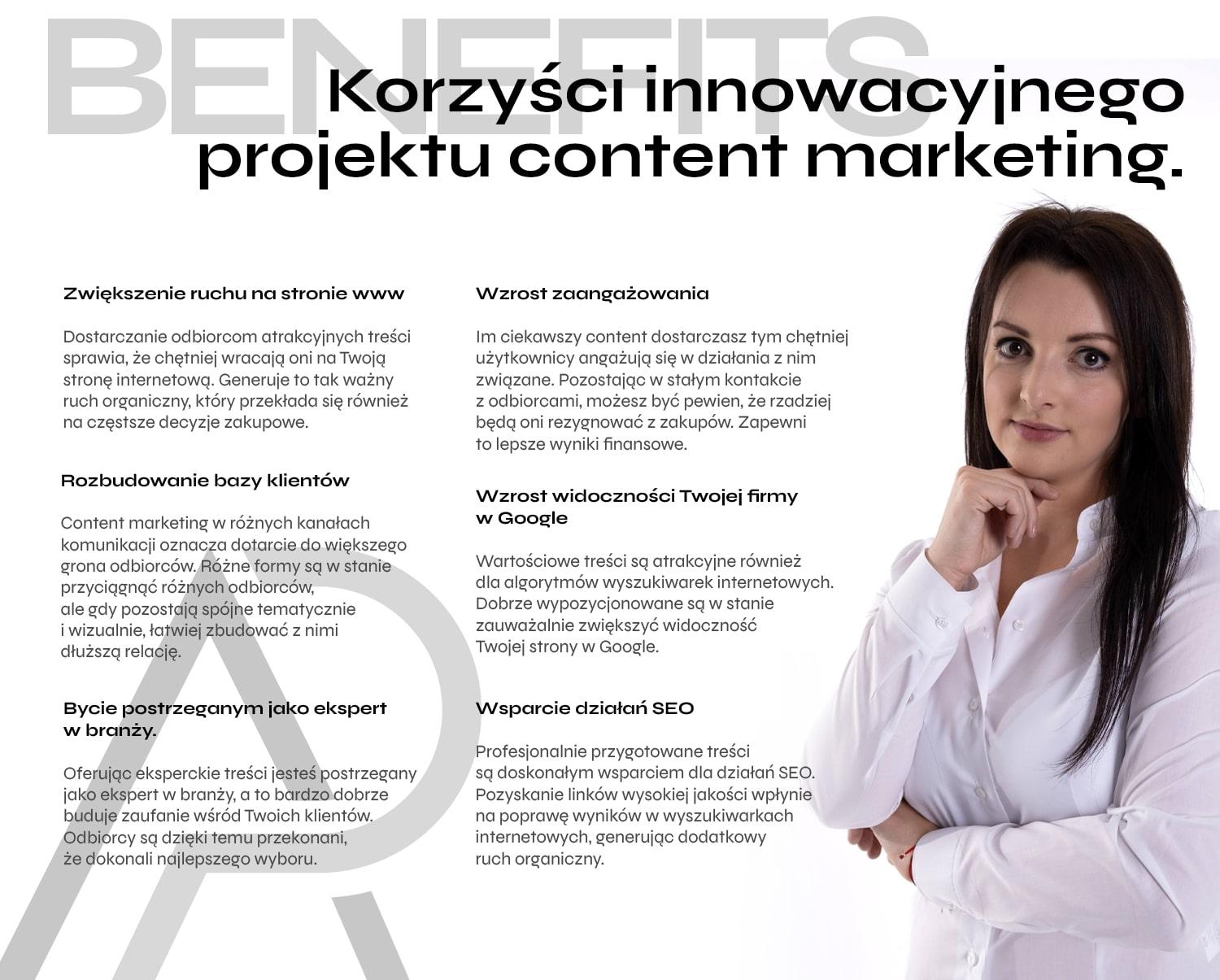 Content marketing pełen korzyści