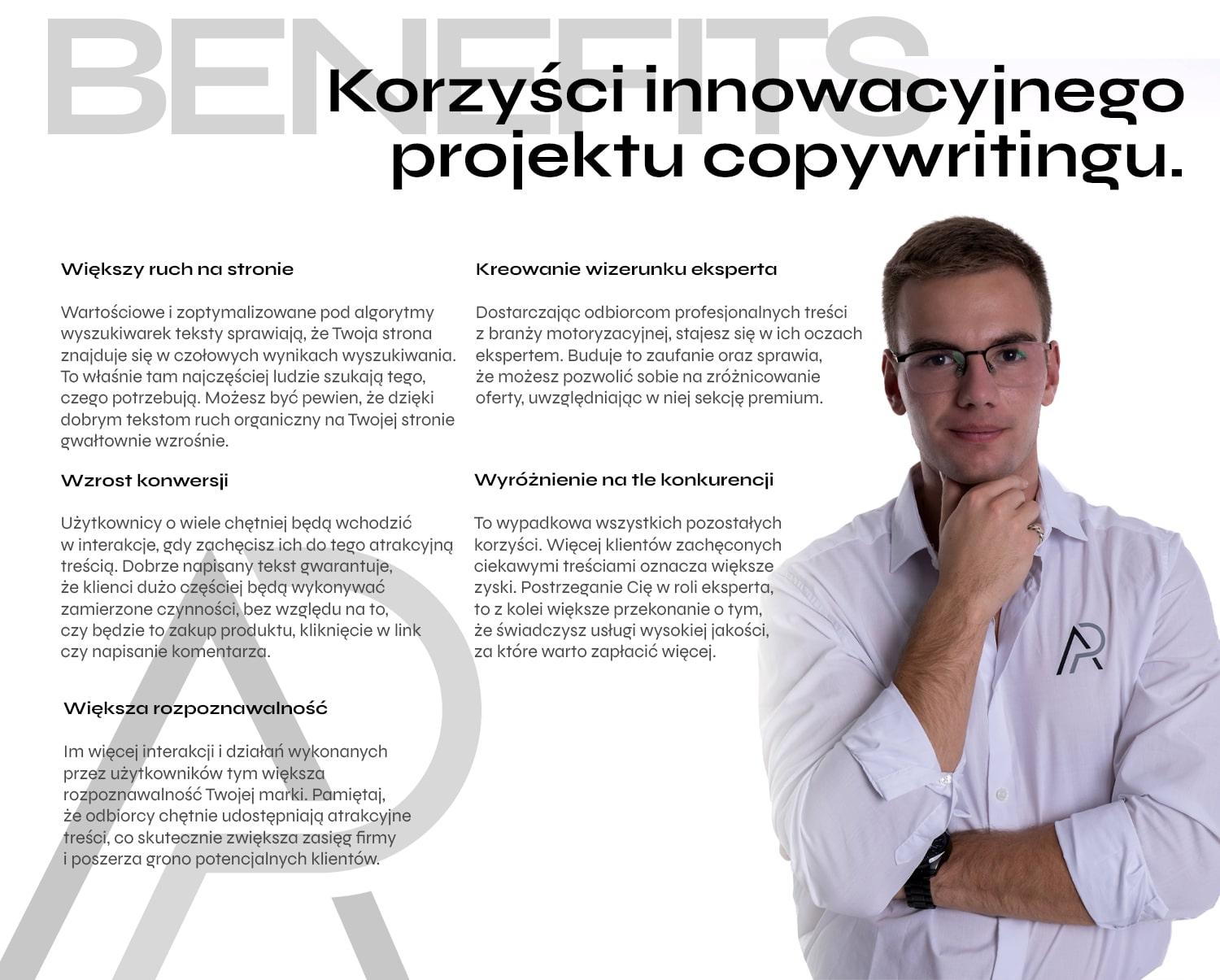 Copywriting pełen korzyści