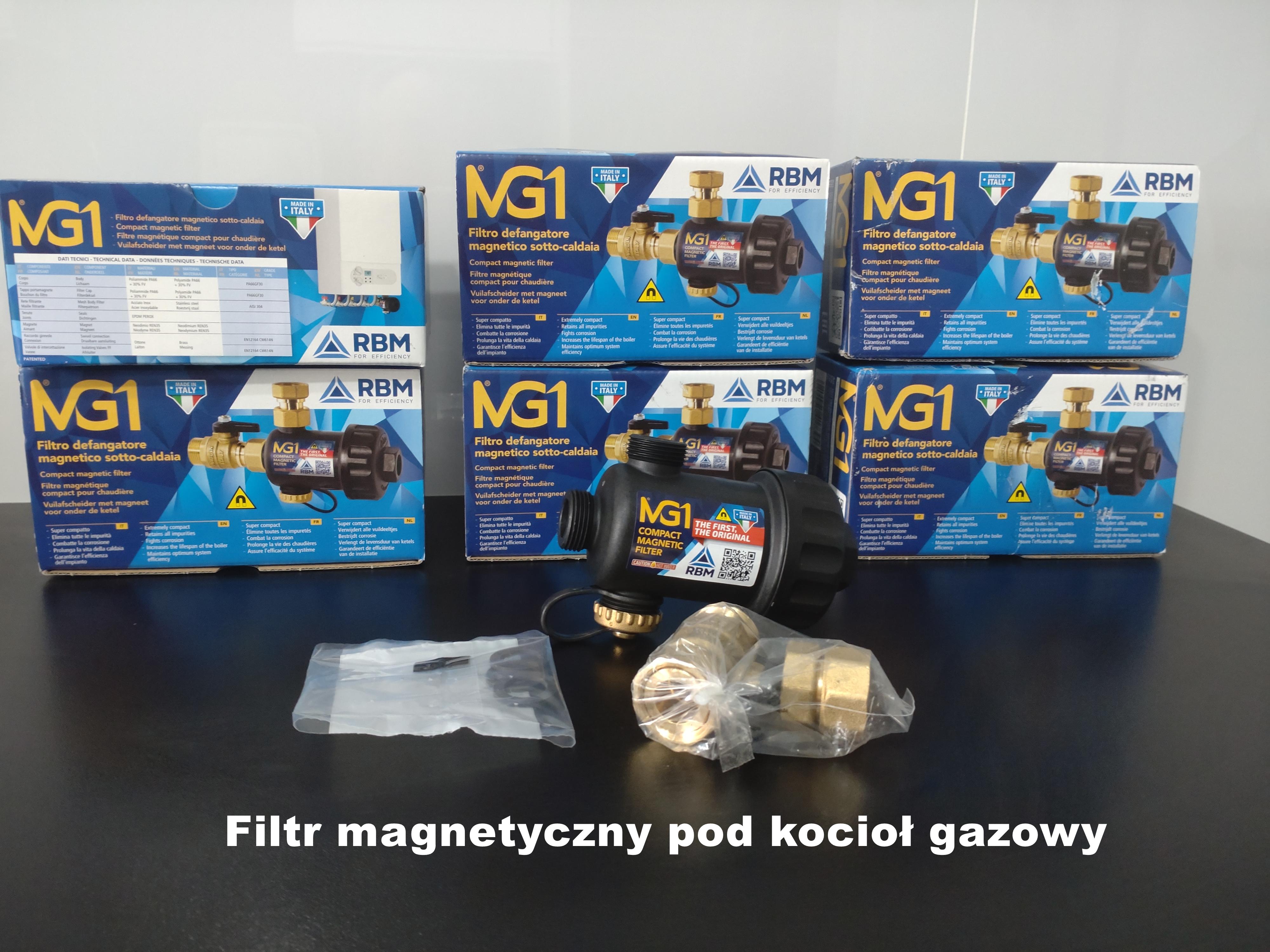 filtry magnetyczne pod kotły gazowe