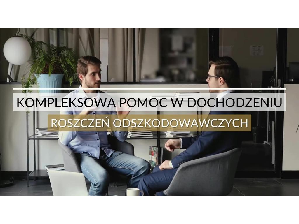 Kompleksowa pomoc w dochodzeniu odszkodowań