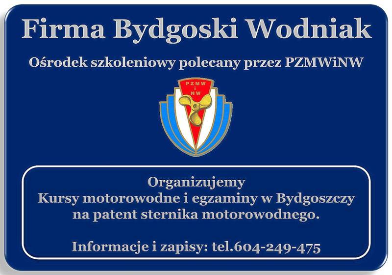 Bydgoski Wodniak , kursy motorowodne i egzaminy