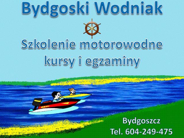 Patent sternika motorowodnego w Bydgoszczy