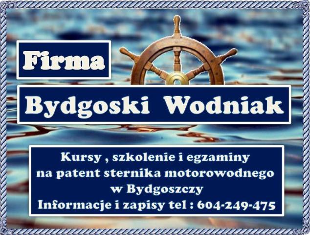 Kurs motorowodny w Bydgoszczy , organizator Bydgoski Wodniak