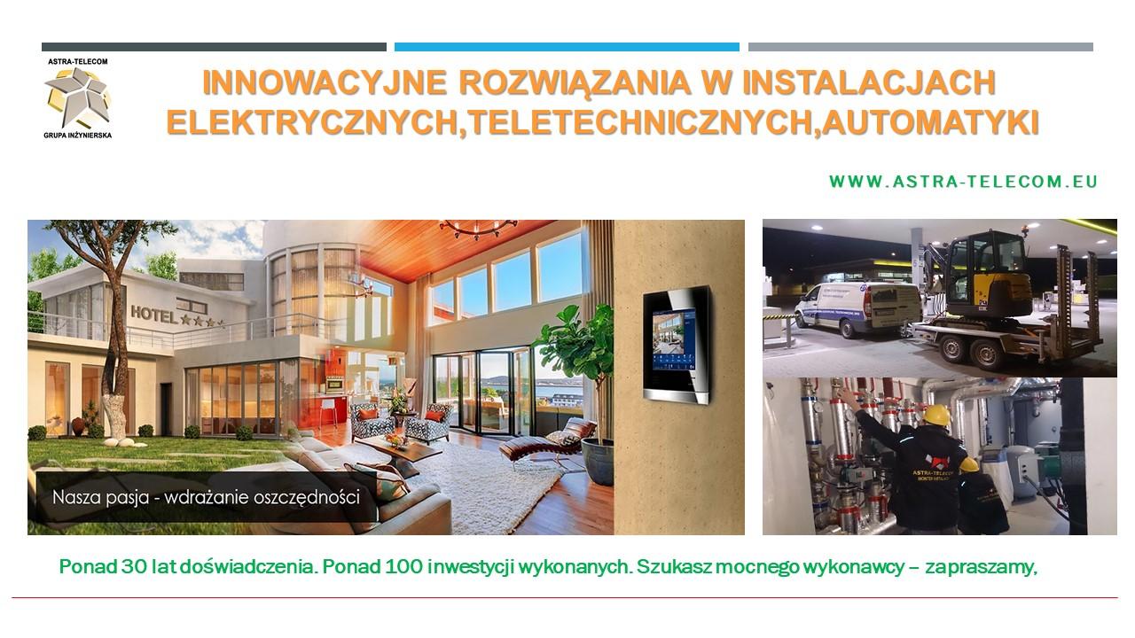 Instalacje elektryczne i niskprądowe plus automatyka budynkowa BMS , Nowy Sącz, małopolskie