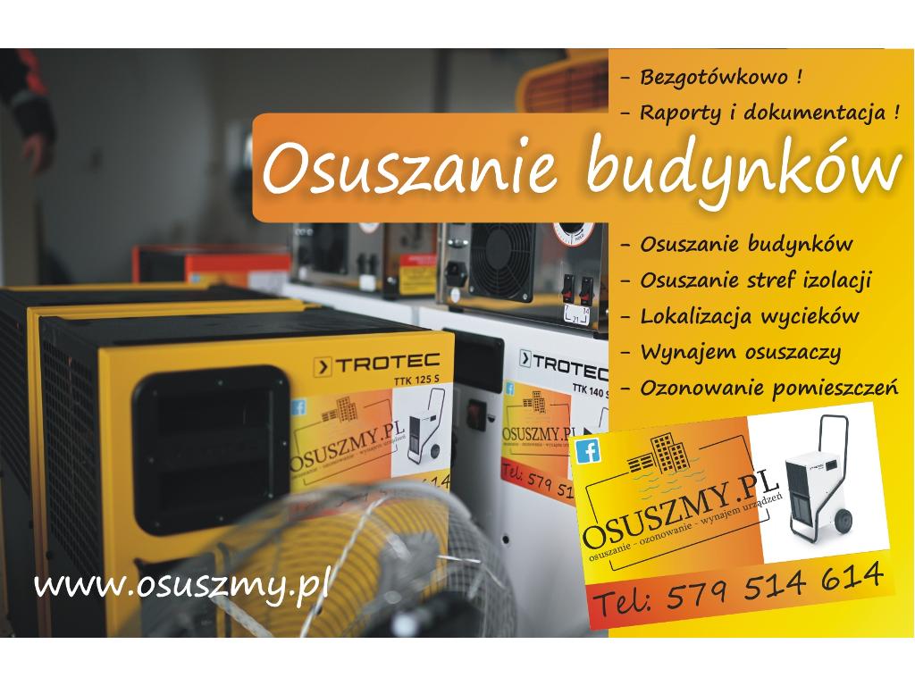 Osuszanie Budynków Gdynia Sopot Gdańsk i okolice.