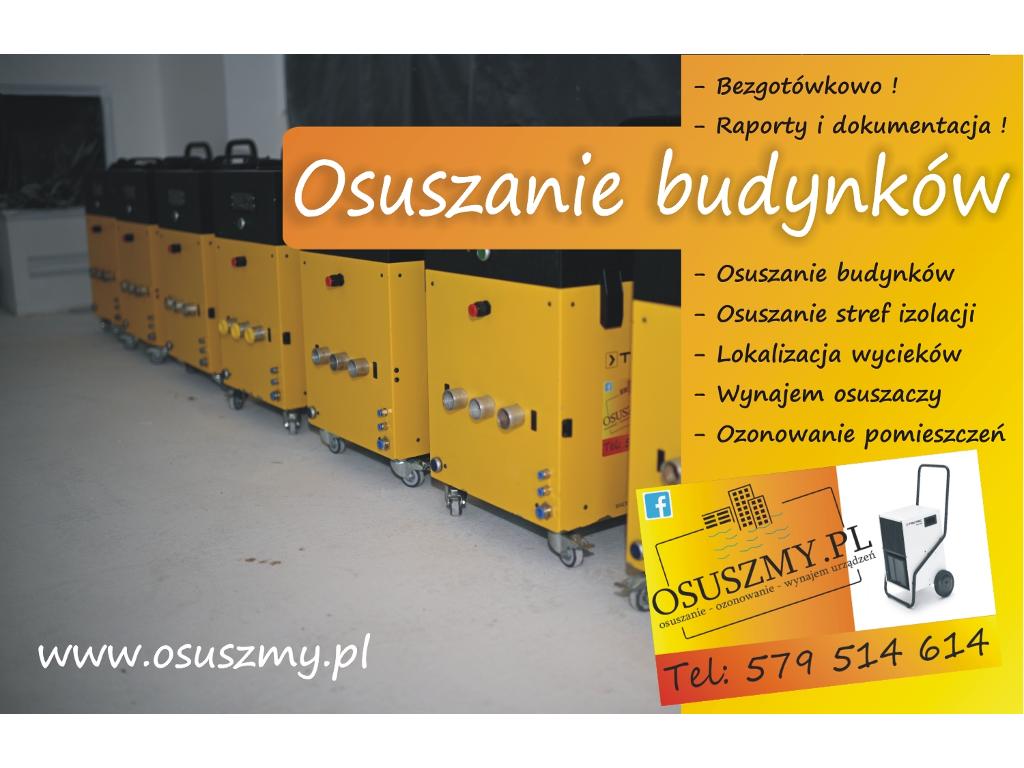 Osuszanie Budynków Gdynia Sopot Gdańsk i okolice.