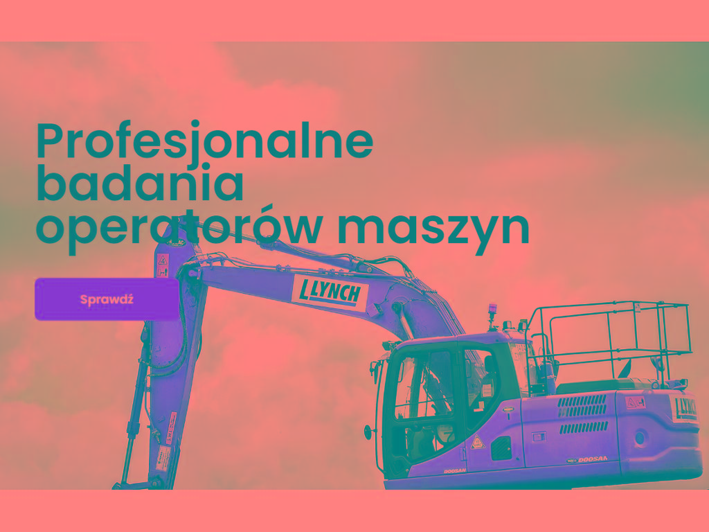 Profesjonalne badania operatorów maszyn