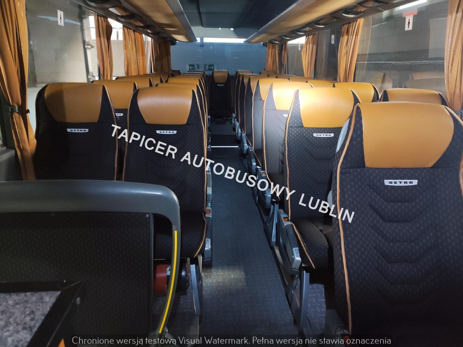 SETRA,MERCEDES ,TAPICER AUTOBUSOWY,tapicerka do autobusów LU