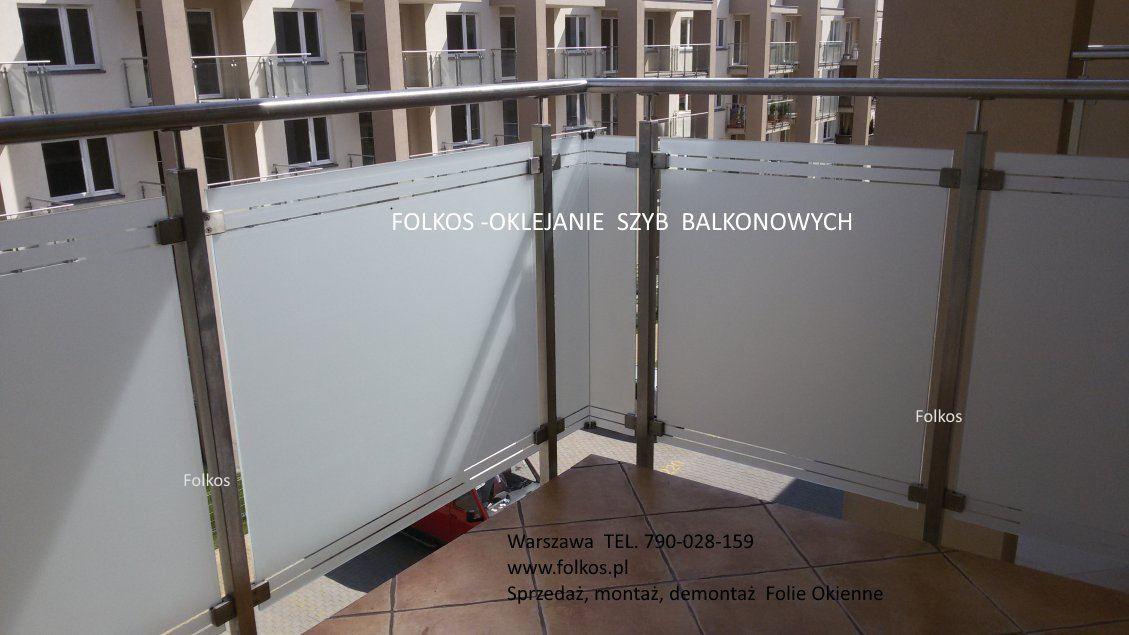 Folkos folie na balkon Radzymin- Oklejanie balkonów